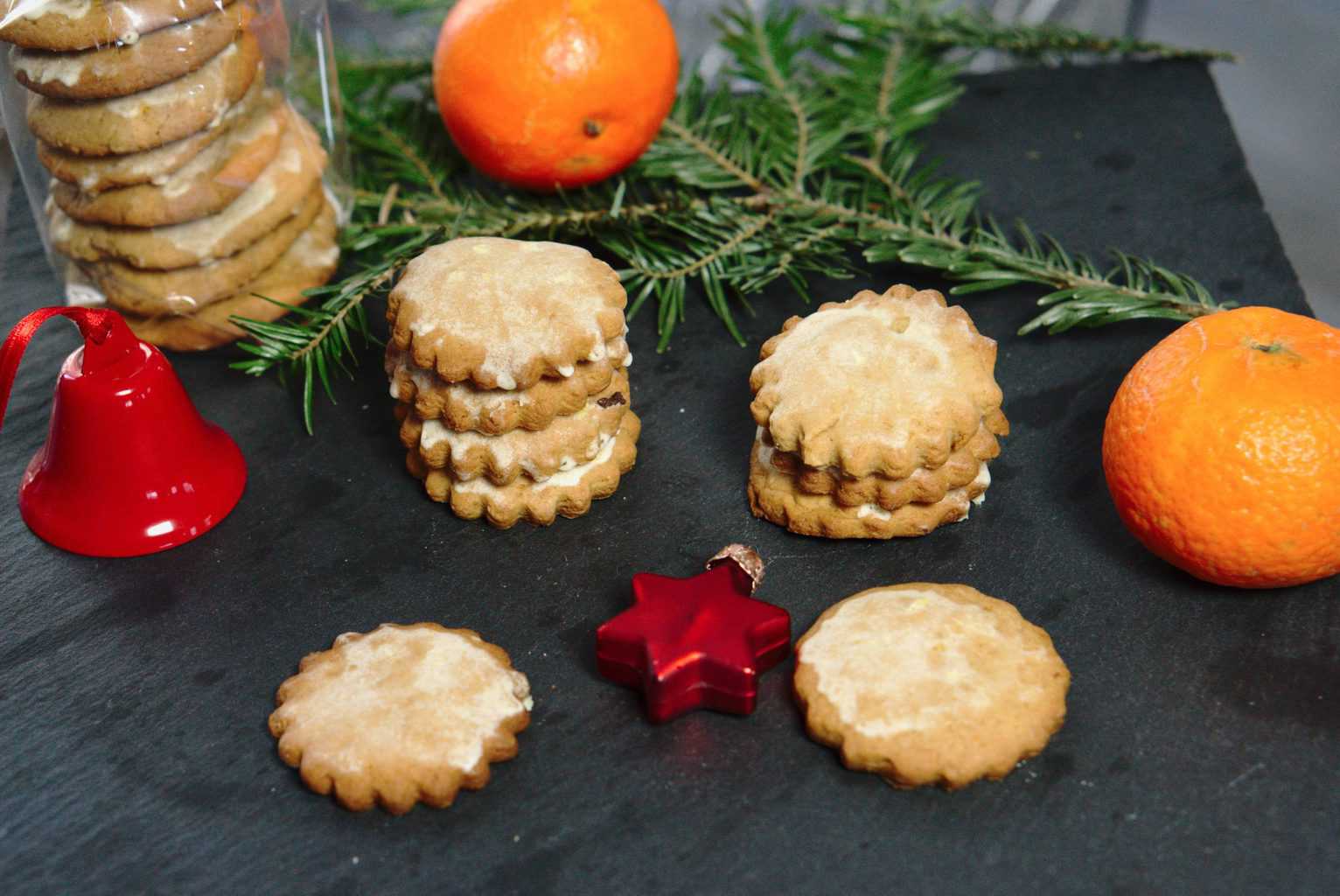 Christmas Orange drop biscuits