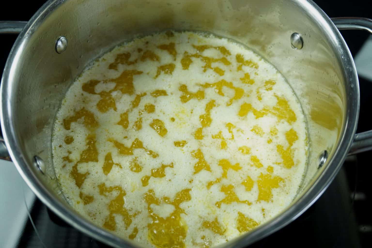 how to make ghee from raw milk