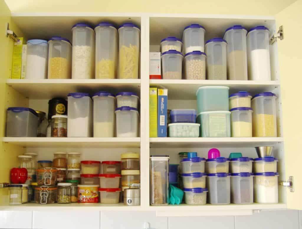 Pantry Organization in my old home