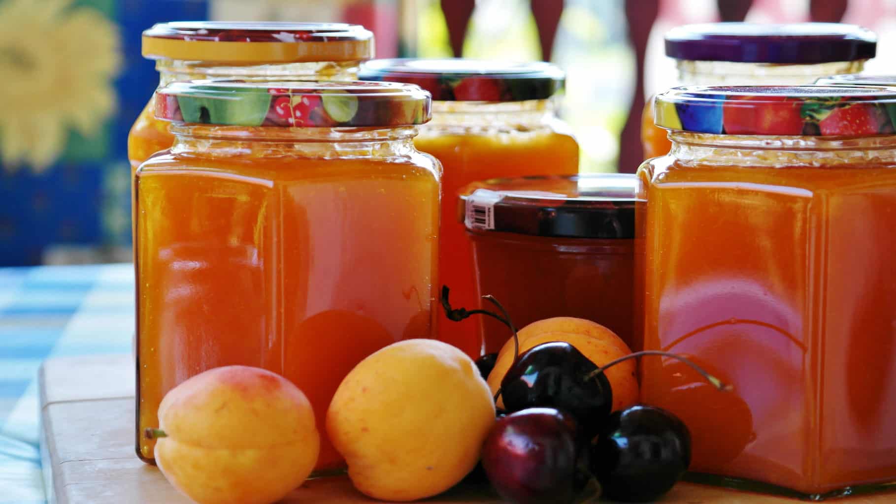 Jams & jellies preserve food long term during a crisis