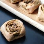 Vegan Sourdough Pesto Rolls