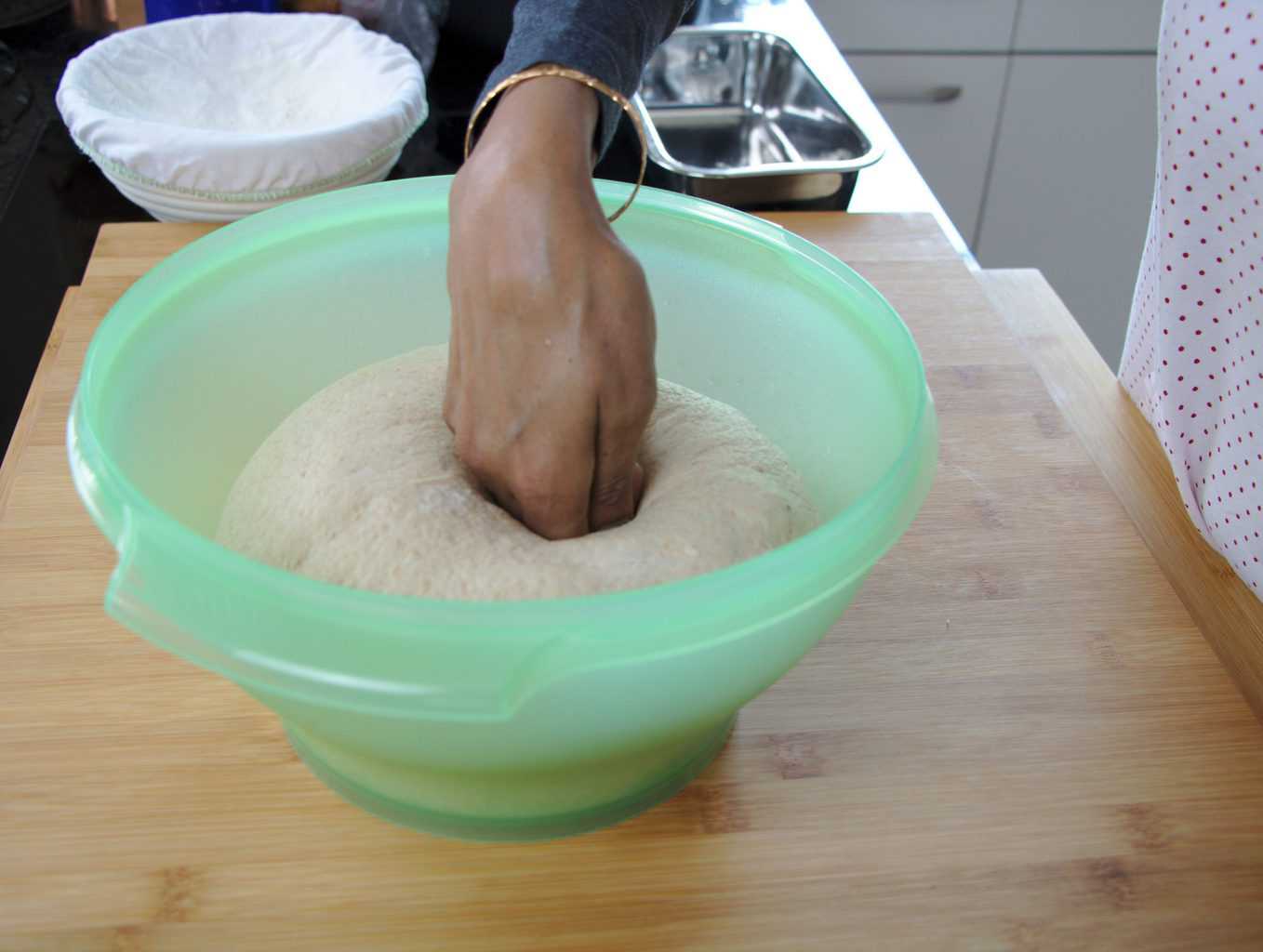 Sourdough bread dough