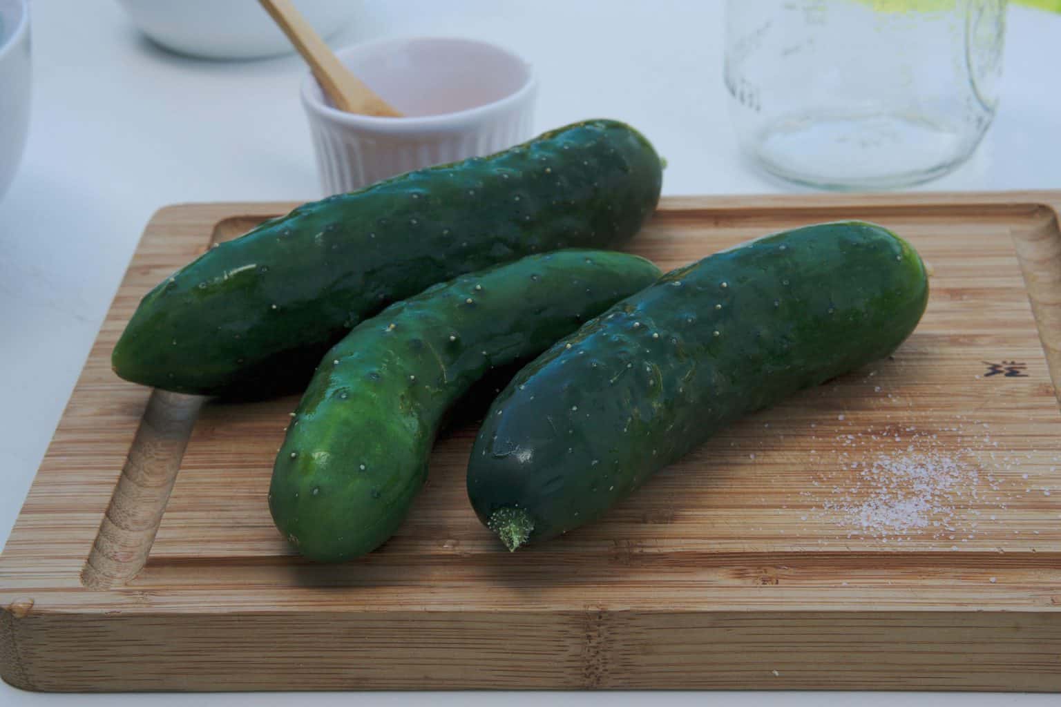 Homemade fermented pickles