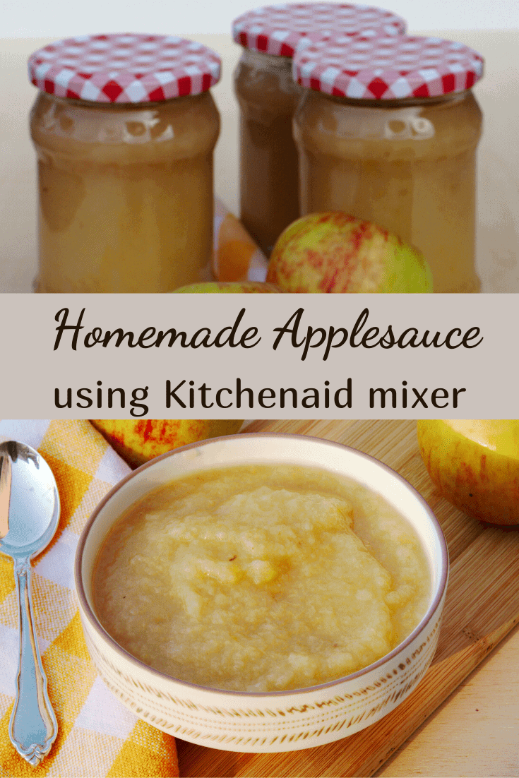 Applesauce using Kitchenaid Foodstrainer Vital Fair Living