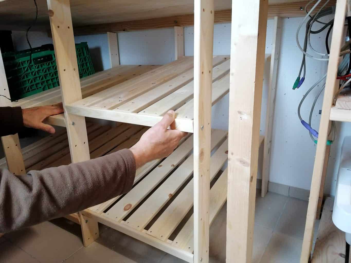 DIY Ikea hack for vegetable storage