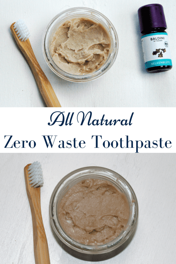 All natural zero waste toothpaste