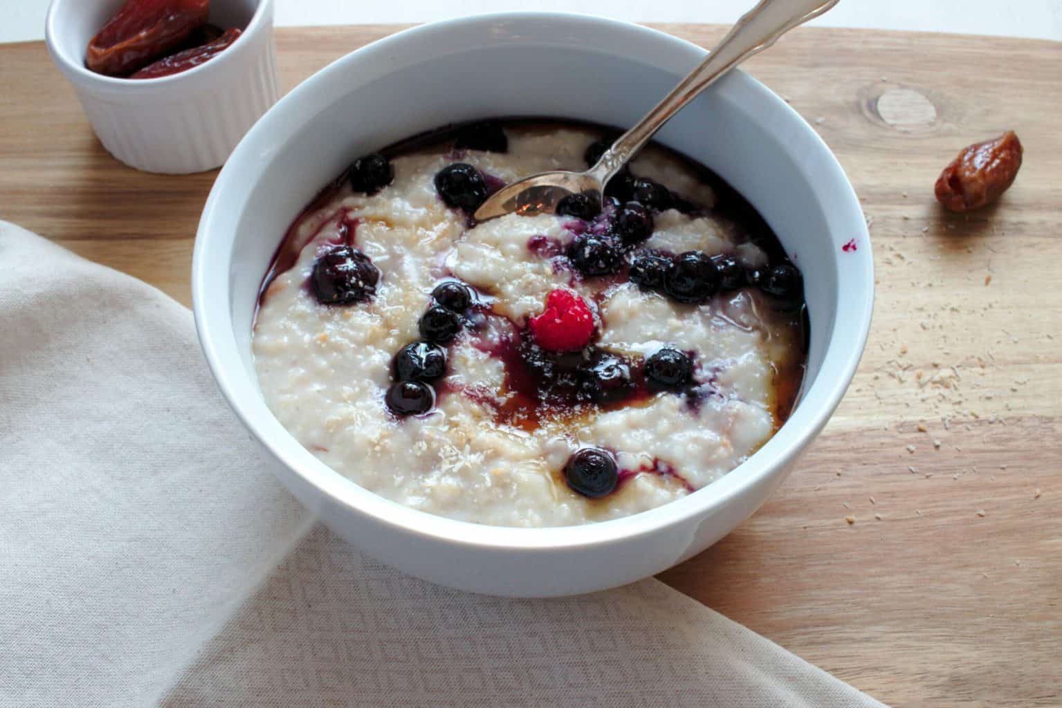 Easy to digest creamy oatmeal porridge Vital Fair Living