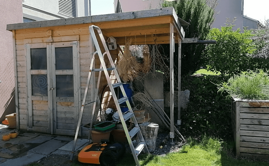 How to build a shed roof extension