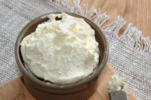Raw milk butter