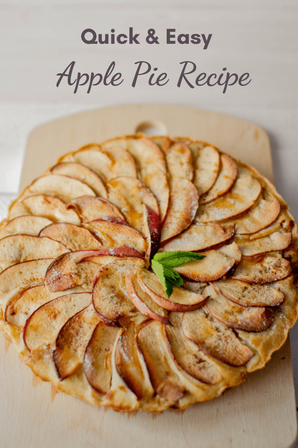 Quick and Easy Apple Pie Recipe - Vital Fair Living