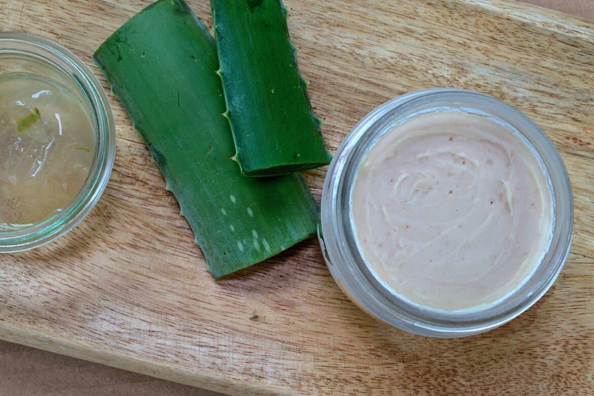 Homemade aloe vera cream Homemade aloe vera cream