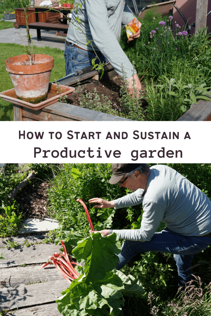 How to start and sustain a productive garden