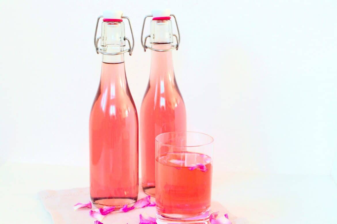 Fresh Rose Petals Cordial Fresh Rose Petals Cordial