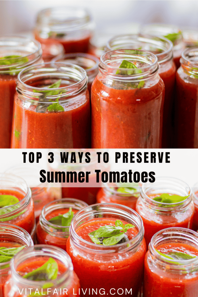 3 ways to preserve tomatoes