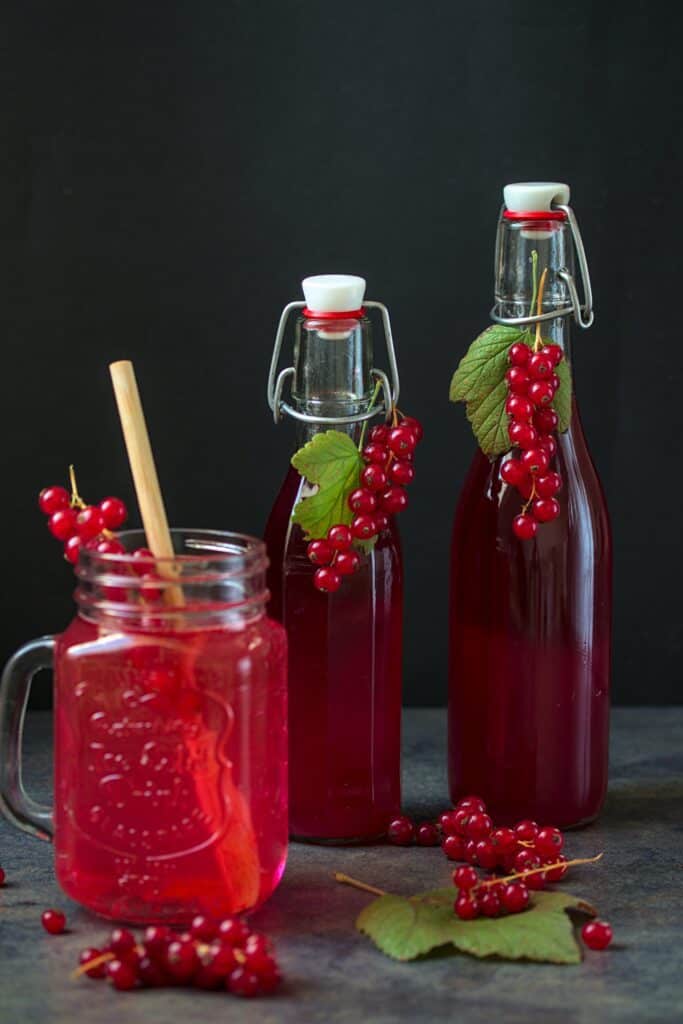 Homemade Red Currant Syrup