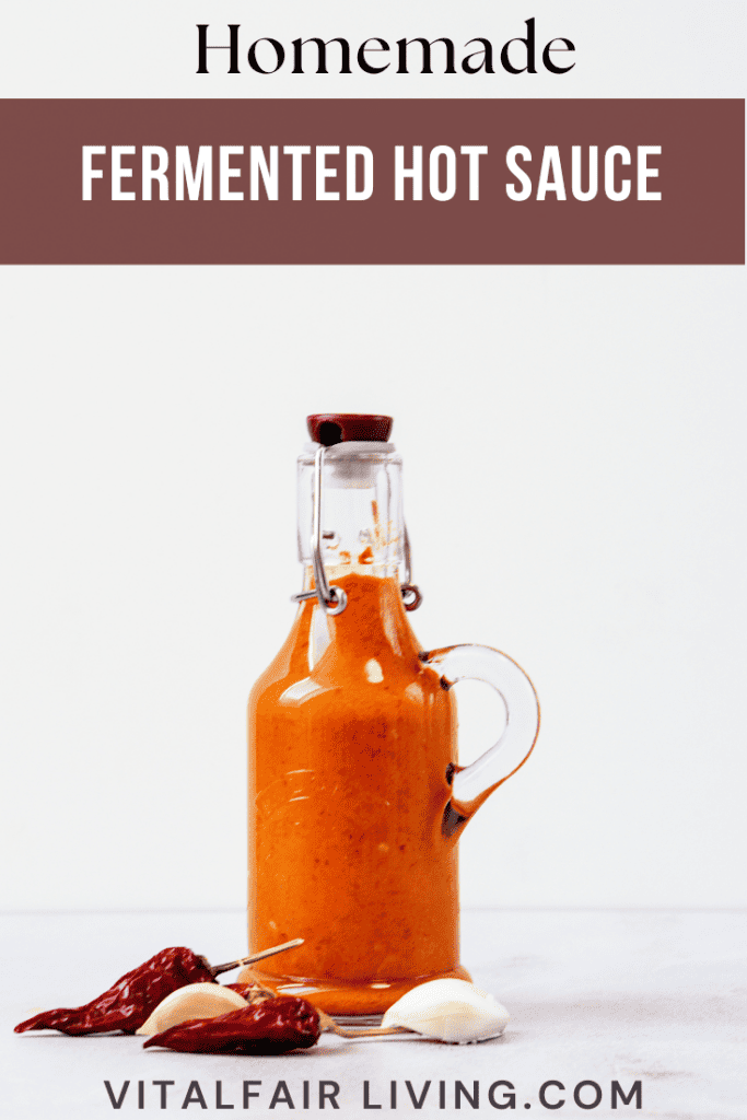 Homemade fermented hot sauce