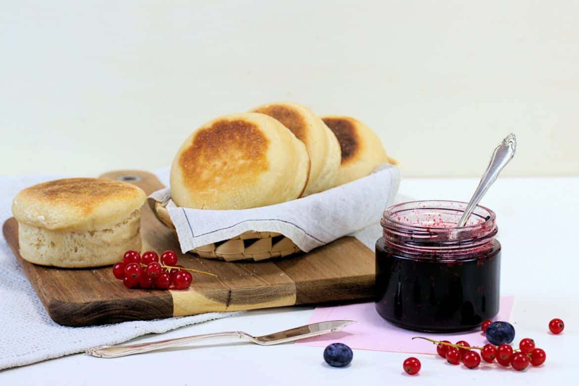 Sourdough English Muffins