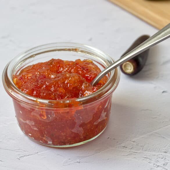 Hot and Sweet Pepper Jelly