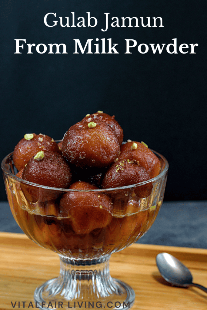 Homemade Gulab Jamun from Milk Powder