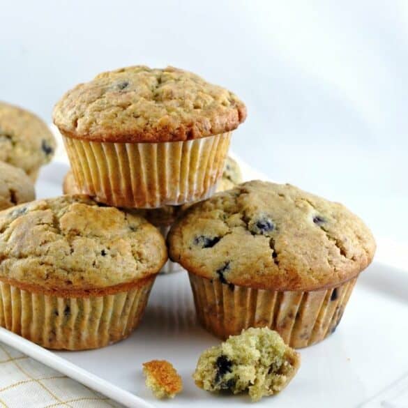 Eggless Blueberry Muffins Recipe