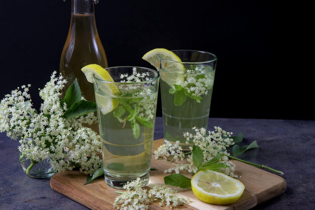 Elderflower Mint Summer Drink