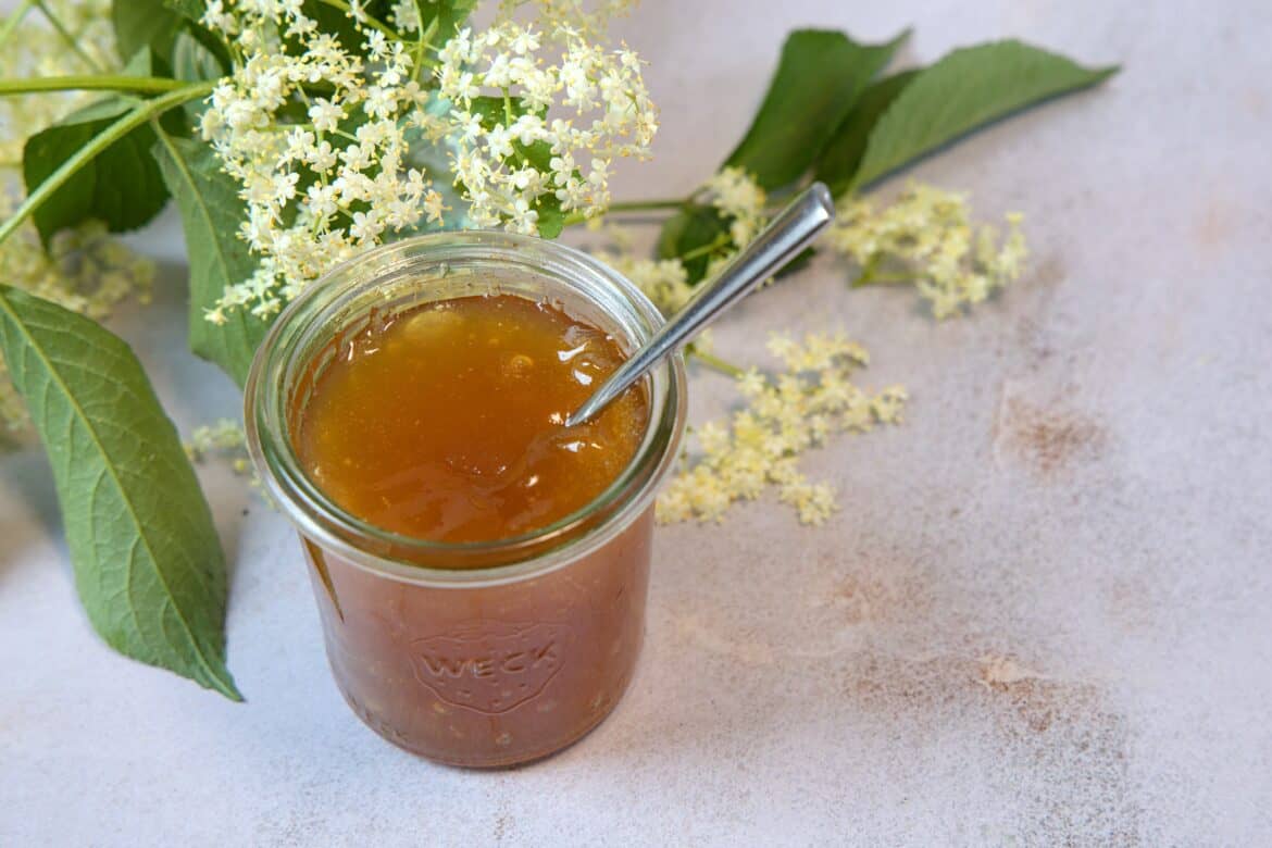 Easy Elderflower Jelly (or Jam) Recipe - Vital Fair Living