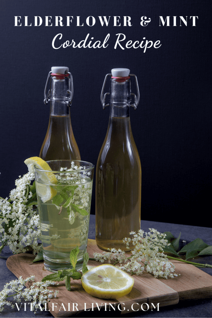 Elderflower Mint Cordial Recipe