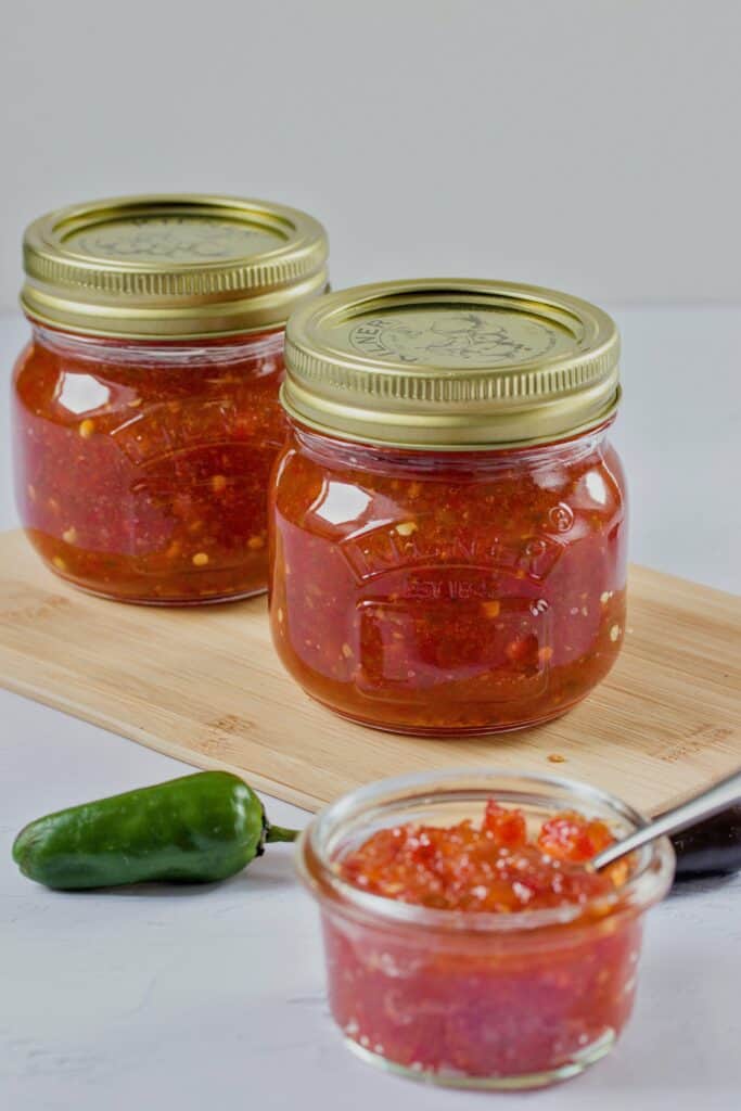 Hot and Sweet Pepper Jelly