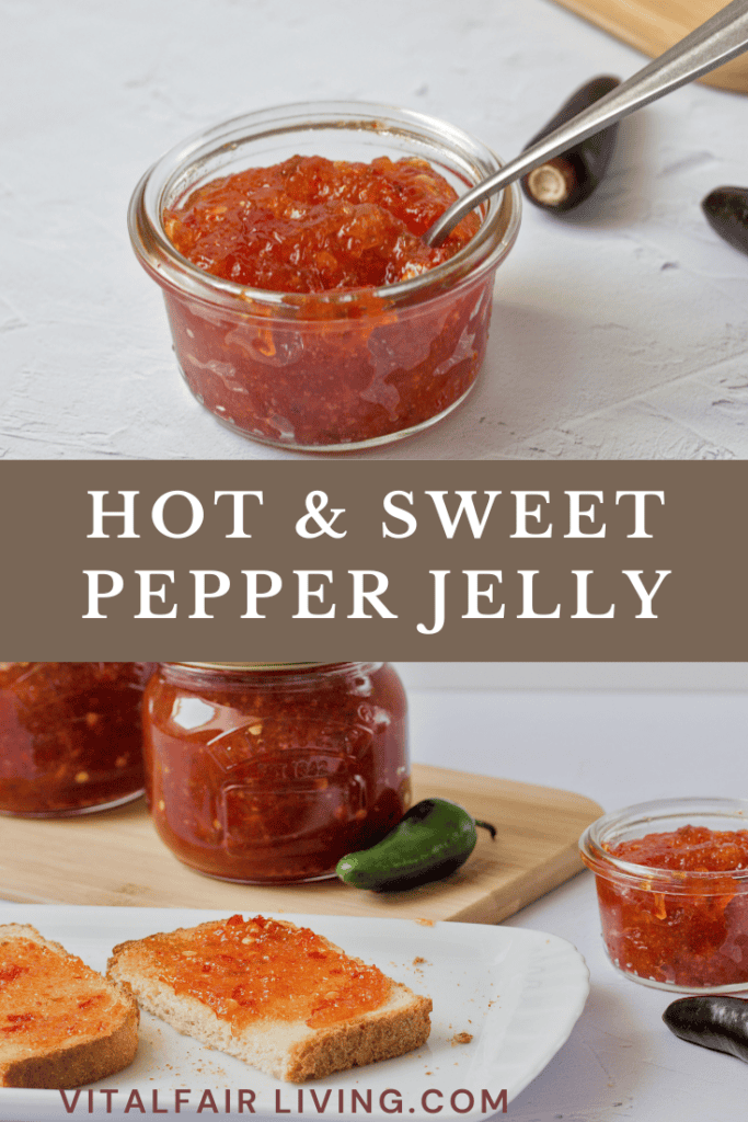 Hot and Sweet Pepper Jelly