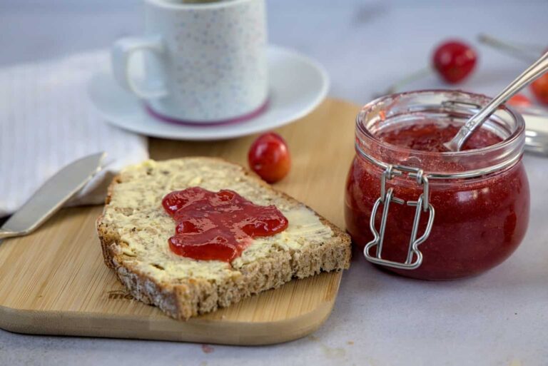 Homemade cherry jam recipe
